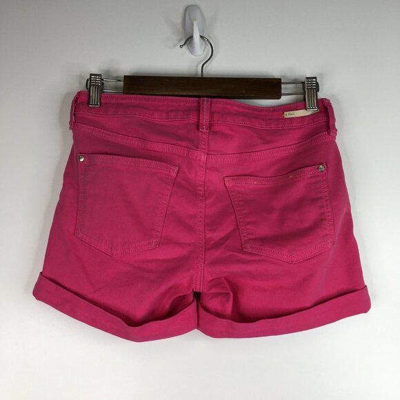 Pilcro and the Letterpress Stet Fit Cuffed Pink Shorts Size 25 - Picture 7 of 11